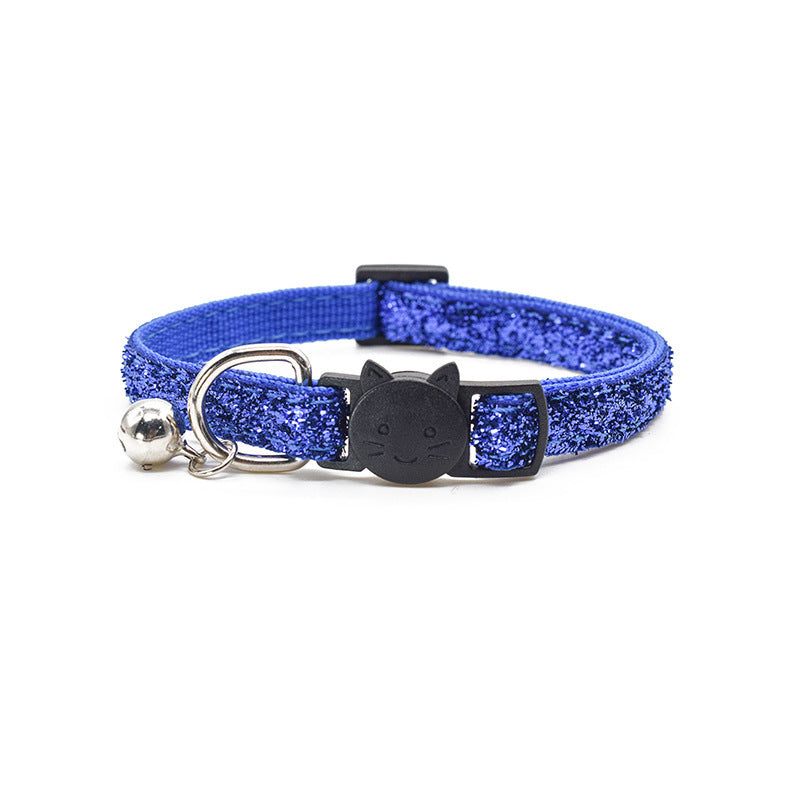 Paw Velour breakaway cat collar with bell