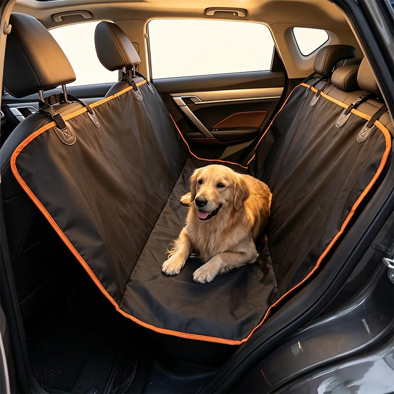Paw Velour waterproof dog car seat cover