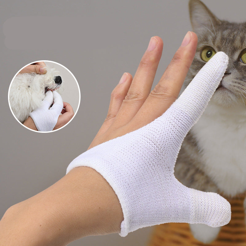 Paw Velour finger toothbrush kit, 10-pack