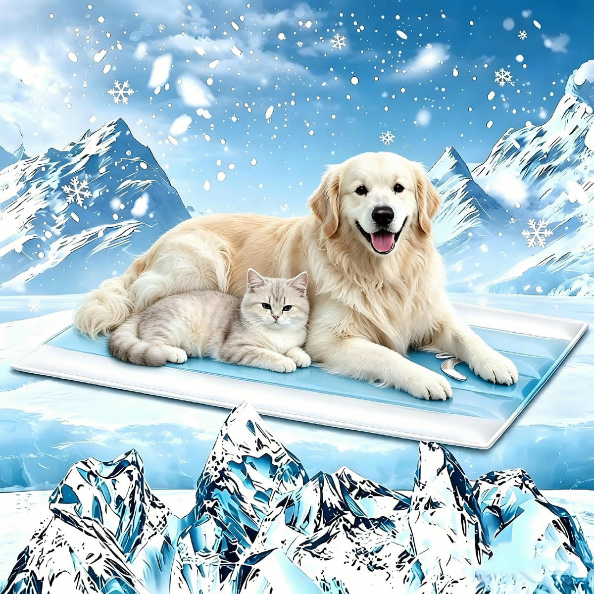 Paw Velour dog cooling gel mat