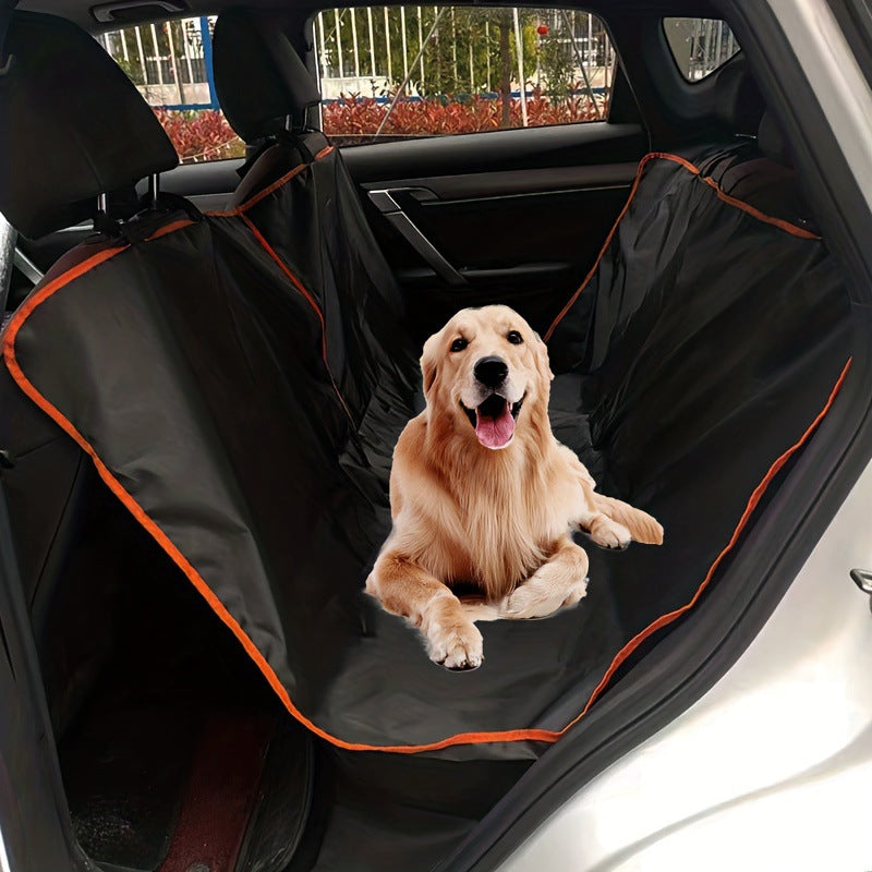 car seat cover with dog, alternate angle